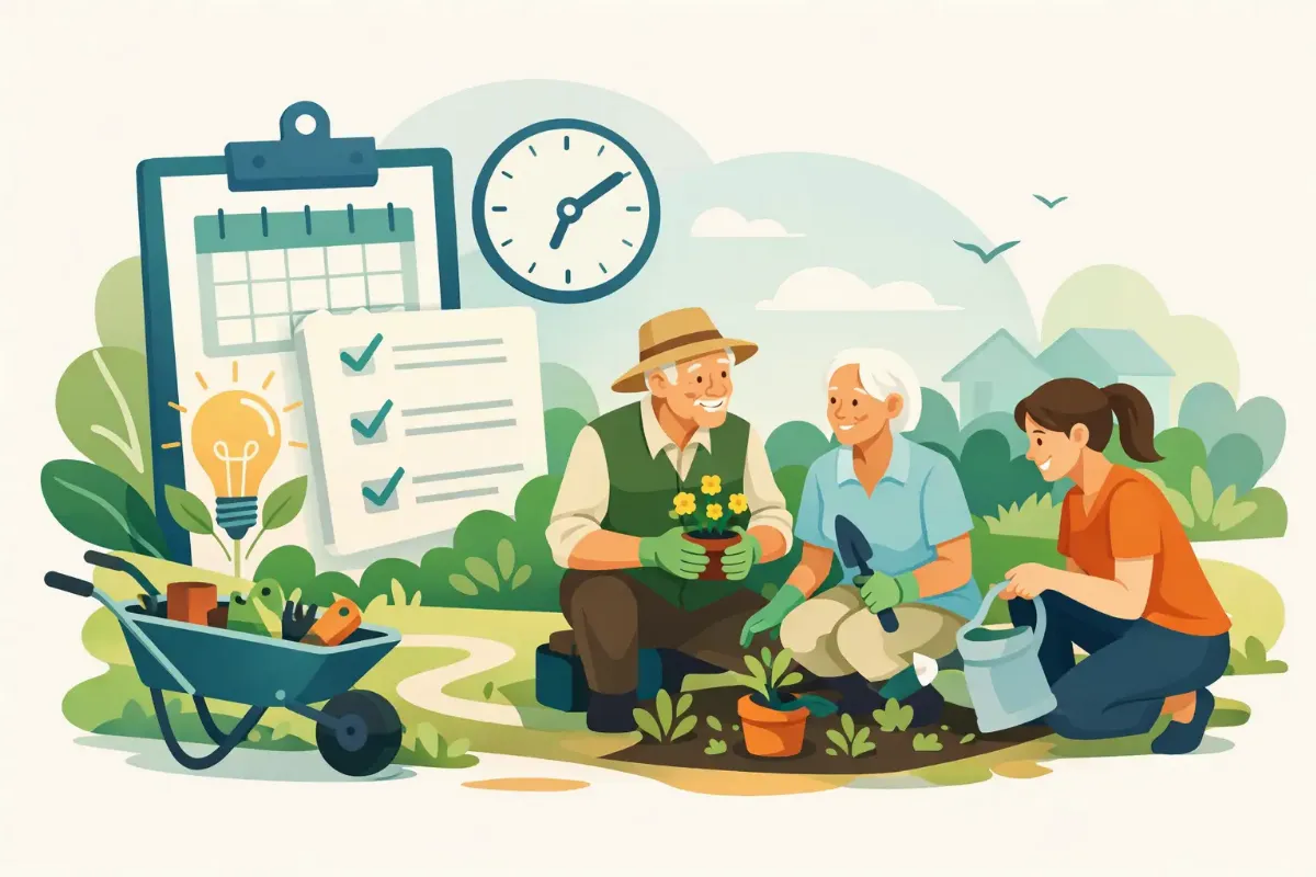 Gartenhilfe für Ältere frühzeitig planen