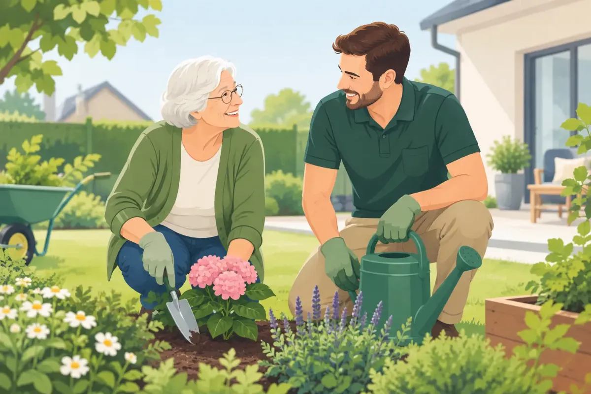 Kann Gartenpflege privat gebucht werden?