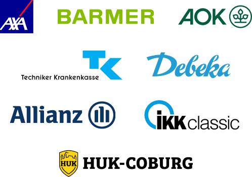 Krankenkassen Logo Collage